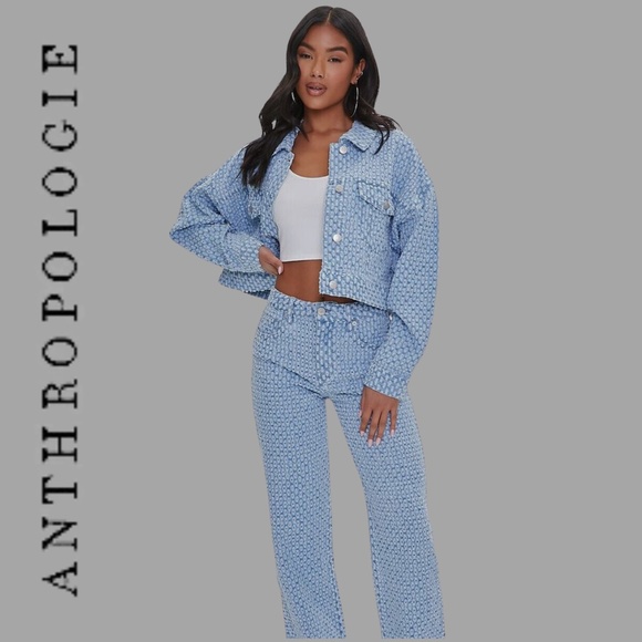 Anthropologie Pilcro And The Letterpress Seed Stitch Knit Shacket - Picture 1 of 16